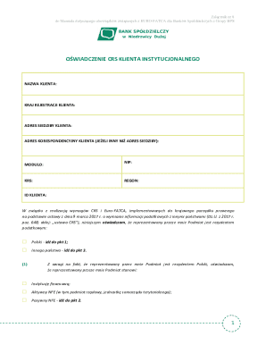 CRS Client Declaration Form