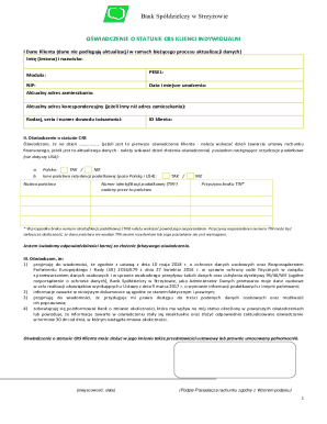 Poland CRS Client Status Declaration