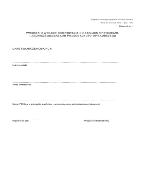 Poland Healthcare Referral Forms