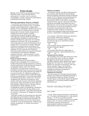 Colonoscopy Consent Form