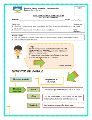 Chilean Geography Worksheet