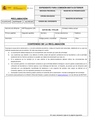 MUFACE Healthcare Reimbursement Claim Form