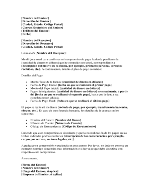 Debt payment agreement