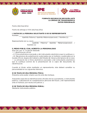 Veracruz review request form