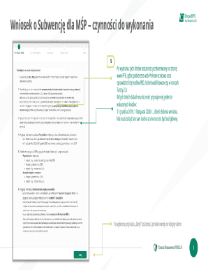 Wniosek o Subwencję dla MŚP