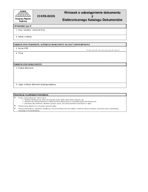 Poland Court Document Request Form
