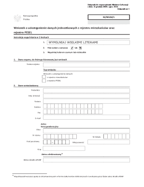 Polish Resident Data Request Form