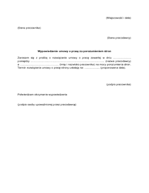 Employee Termination Notice