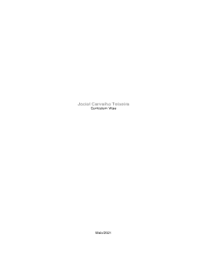 Curriculum Vitae Template