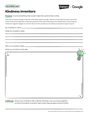 Be Internet Kind Invention Form