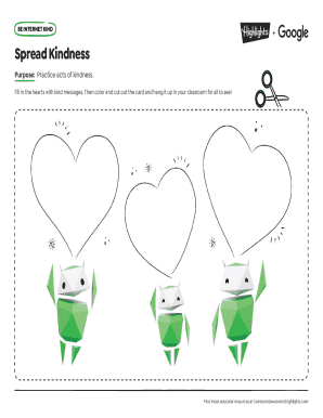 Kindness Card Template