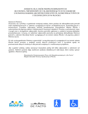 Poland Disability Access Survey