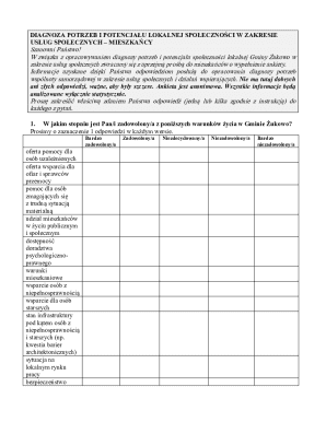 Community Needs Assessment Survey