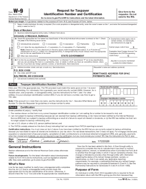IRS Form W-9