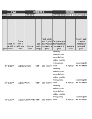 Tlaxcala medical services form