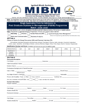 Engineering Entrance Exam Application