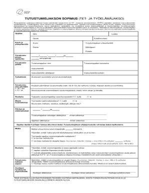 TET and Work Experience Agreement