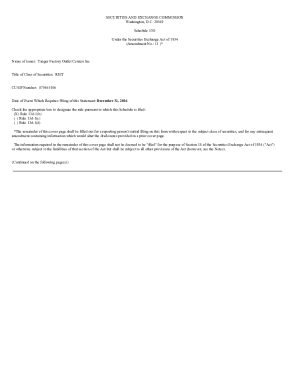 SEC Schedule 13G Filing