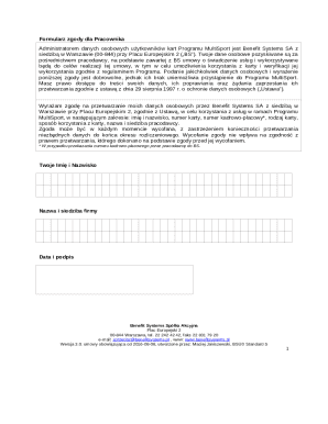 Employee Consent Form