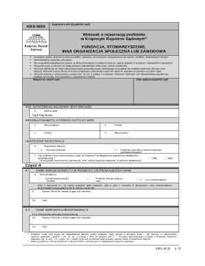 Poland Foundation Registration Form