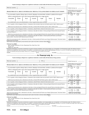 New York Unemployment Benefit Claim Voucher