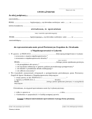 Power of Attorney for Disability Assessment