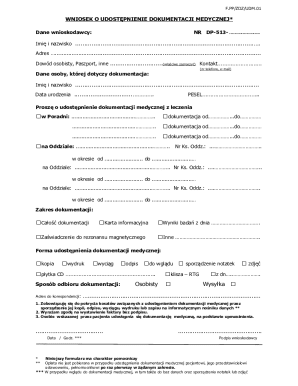 Medical Records Request Form