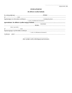 Authorization to Receive Test Results