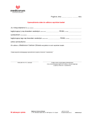 Medical Authorization Form