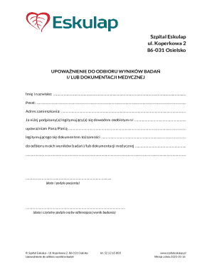 Medical Authorization Form