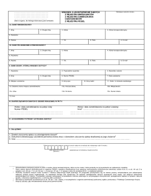 Poland Data Access Request Form