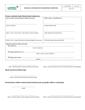Medical Records Request Form