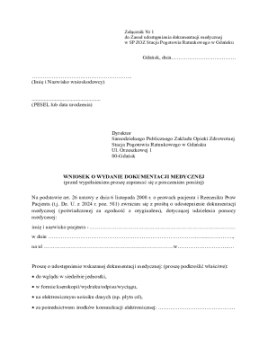 Medical Records Request Form