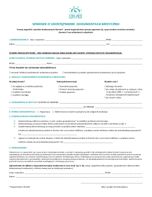 Medical Records Access Request Form