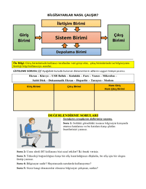 Computer Components Worksheet