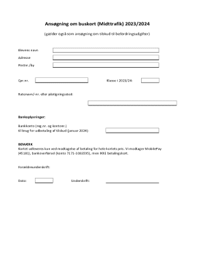 Midttrafik School Travel Card Application