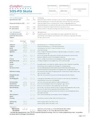 SOS-PD Scale Form