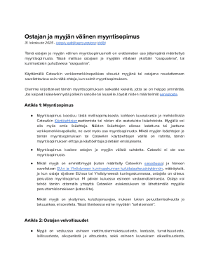 Catawiki Sales Agreement Template