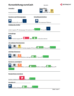 euroCash Quick Guide