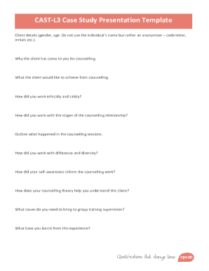 CAST-L3 Case Study Presentation Template