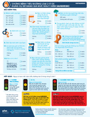 Type 2 Diabetes Risk Assessment Form