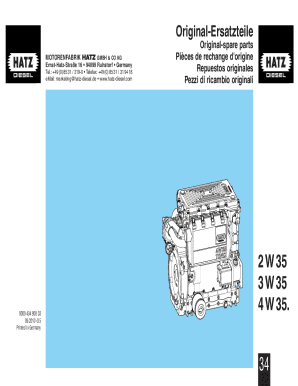 HATZ Spare Parts List