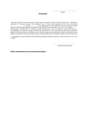 Consent Form for Data Processing