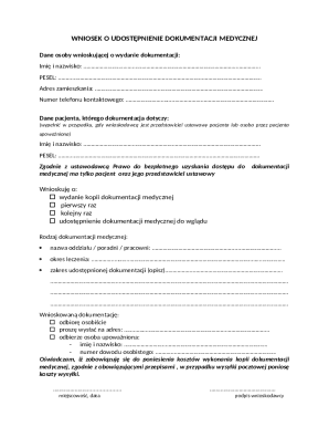 Medical Records Request Form