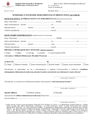 Medical Documentation Request Form