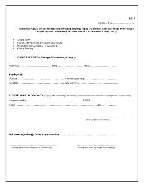 Medical Records Access Request Form