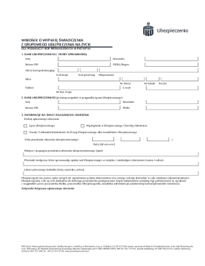 Group Life Insurance Claim Form