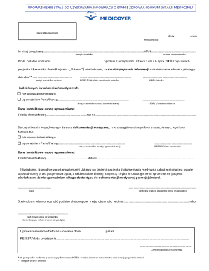 Medical Information Authorization Form
