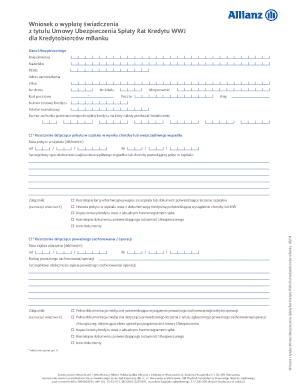Insurance Claim Form for Loan Repayment