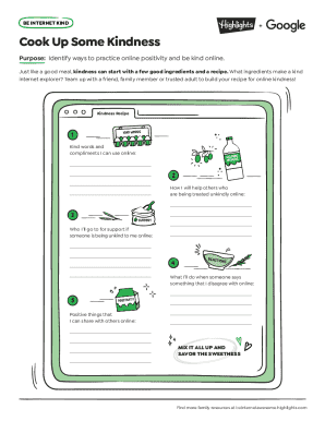 Internet Kindness Recipe